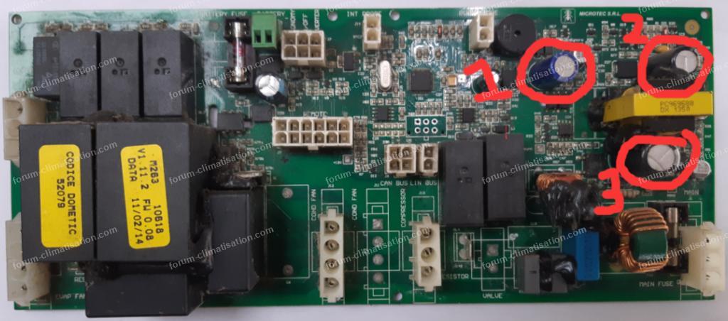 carte climatiseur Dometic FJ 2200