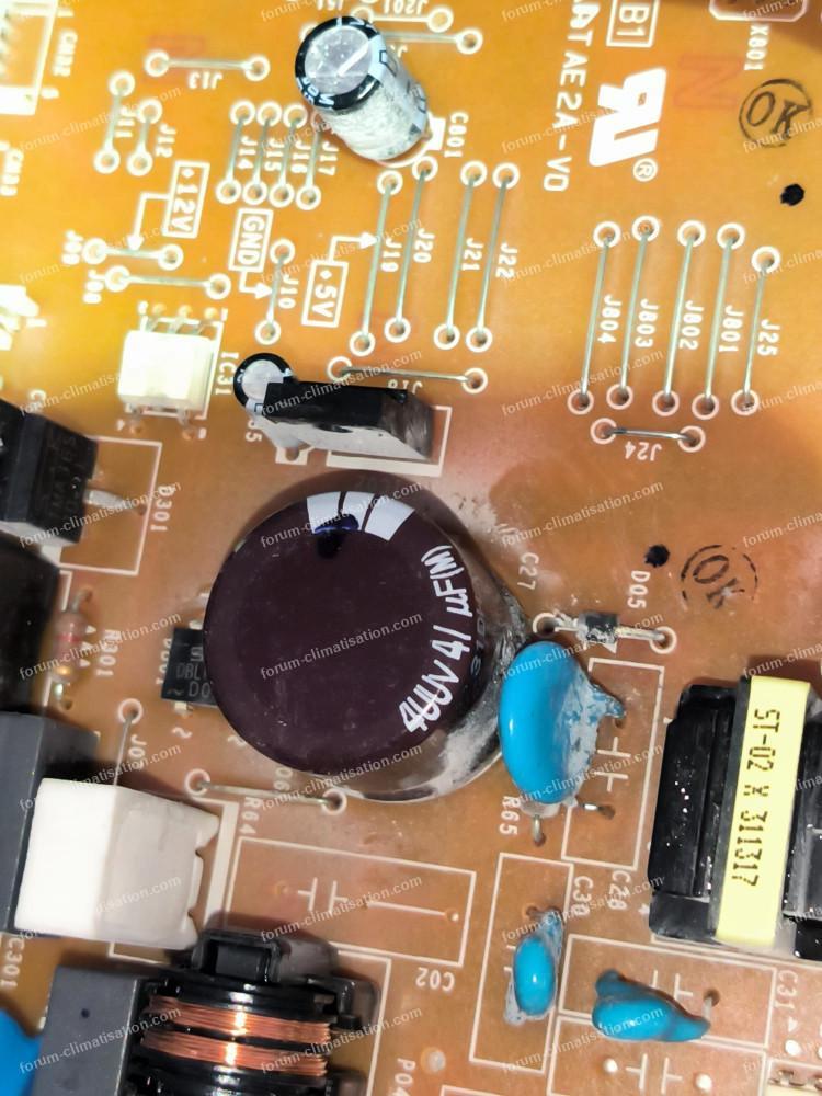composants carte climatiseur Toshiba