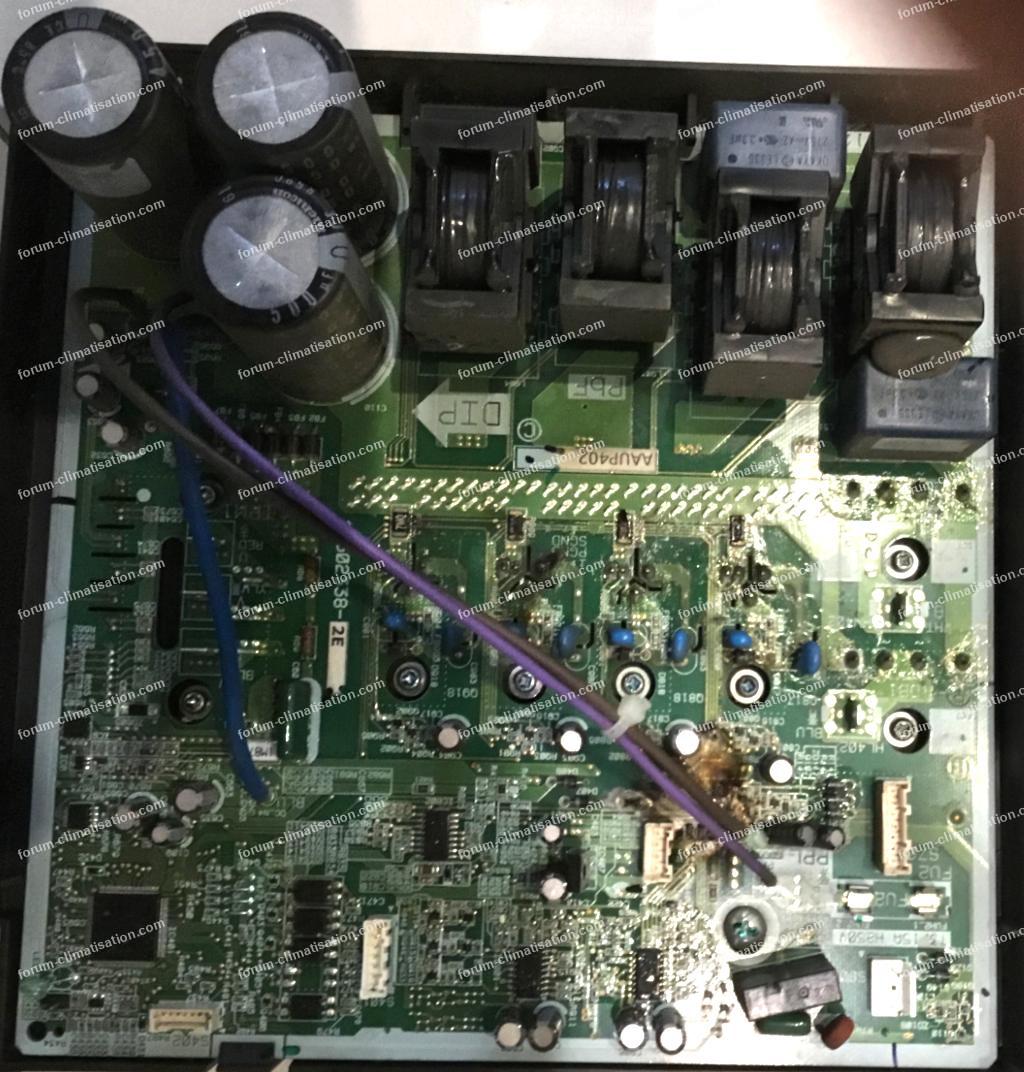 coup de chaud carte inverter PAC Daikin