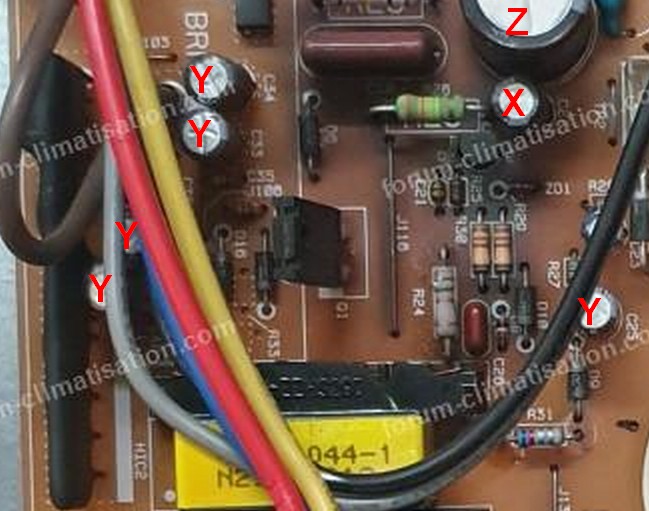 Dépannage alimentation clim Daikin
