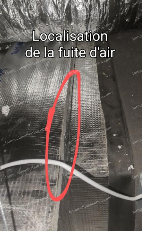 fuite climatiseur gainable 2