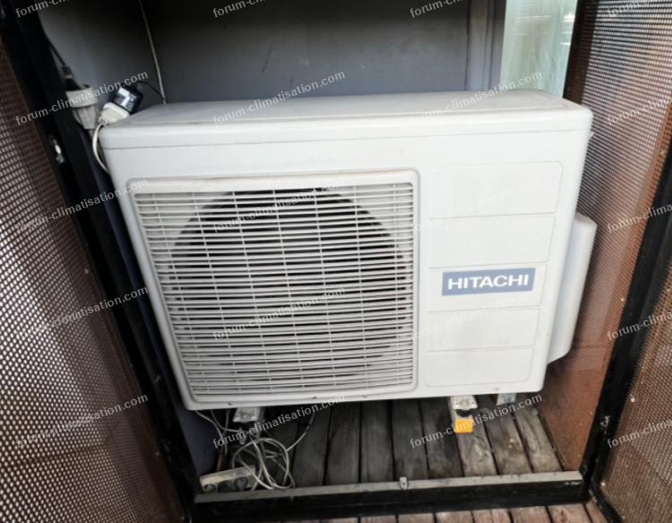 problème unité extérieure Hitachi